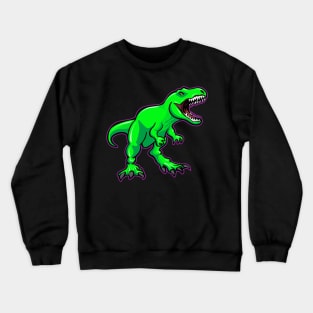 Awesome T Rex Dinosaur Illustration Crewneck Sweatshirt